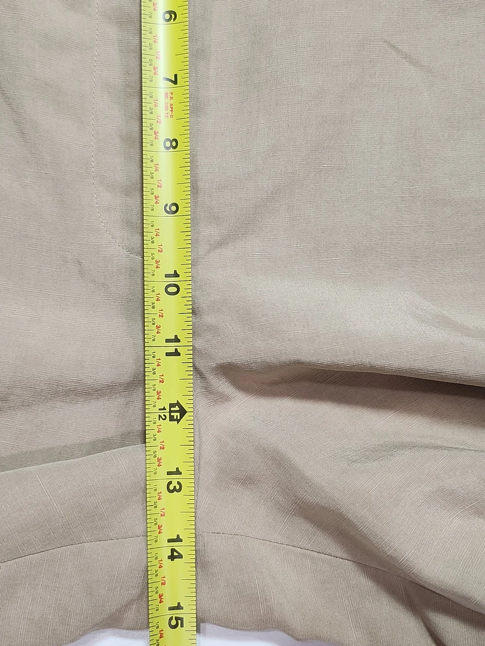 Banana Republic Tencel Linen Blend Relaxed Utility Pants Size 14 Khaki